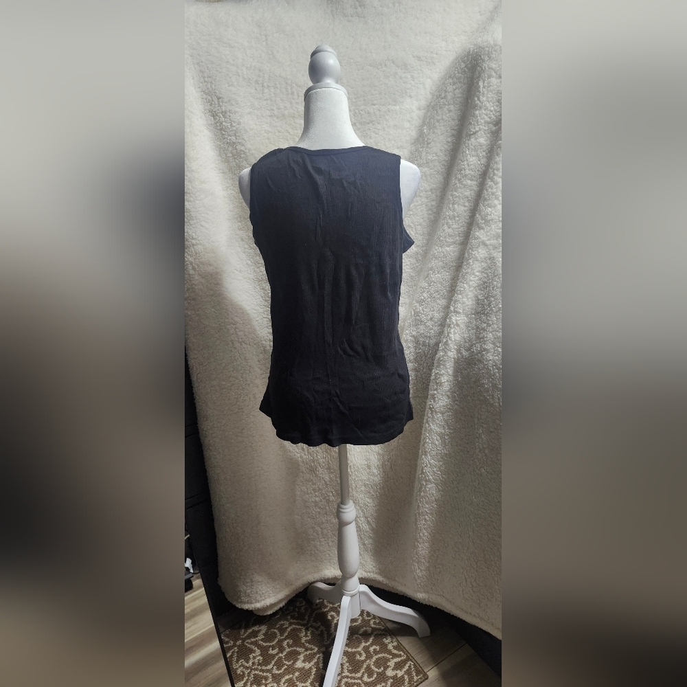 John Deere Black Tank Top with Gray Graphic Size XXL - Picture 4 of 4